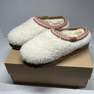 Ugg Tasman Maxi Curly Fluffy Slipper - Women's Size 8 - 1158356 - Natural - NEW!